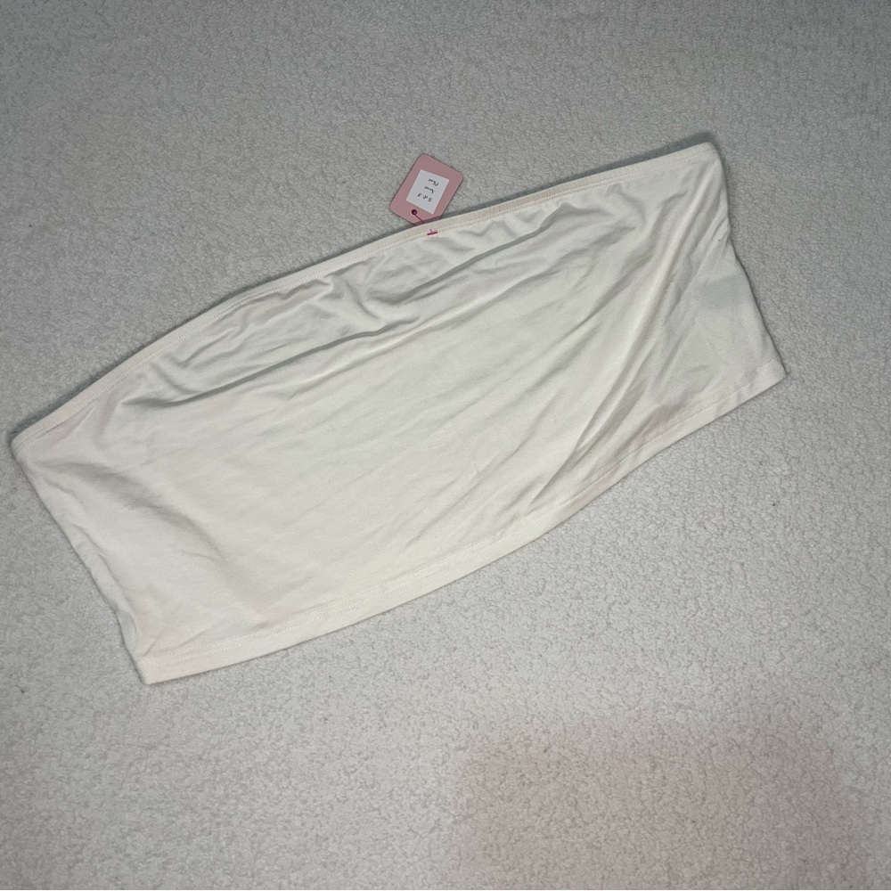 White StraplessTop